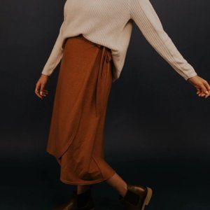 *BRAND NEW* Camel Brown Wrap Skirt